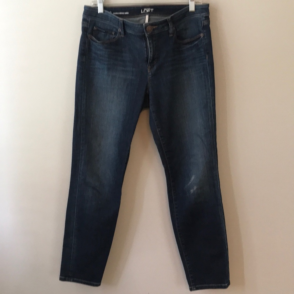 LOFT modern skinny ankle jeans